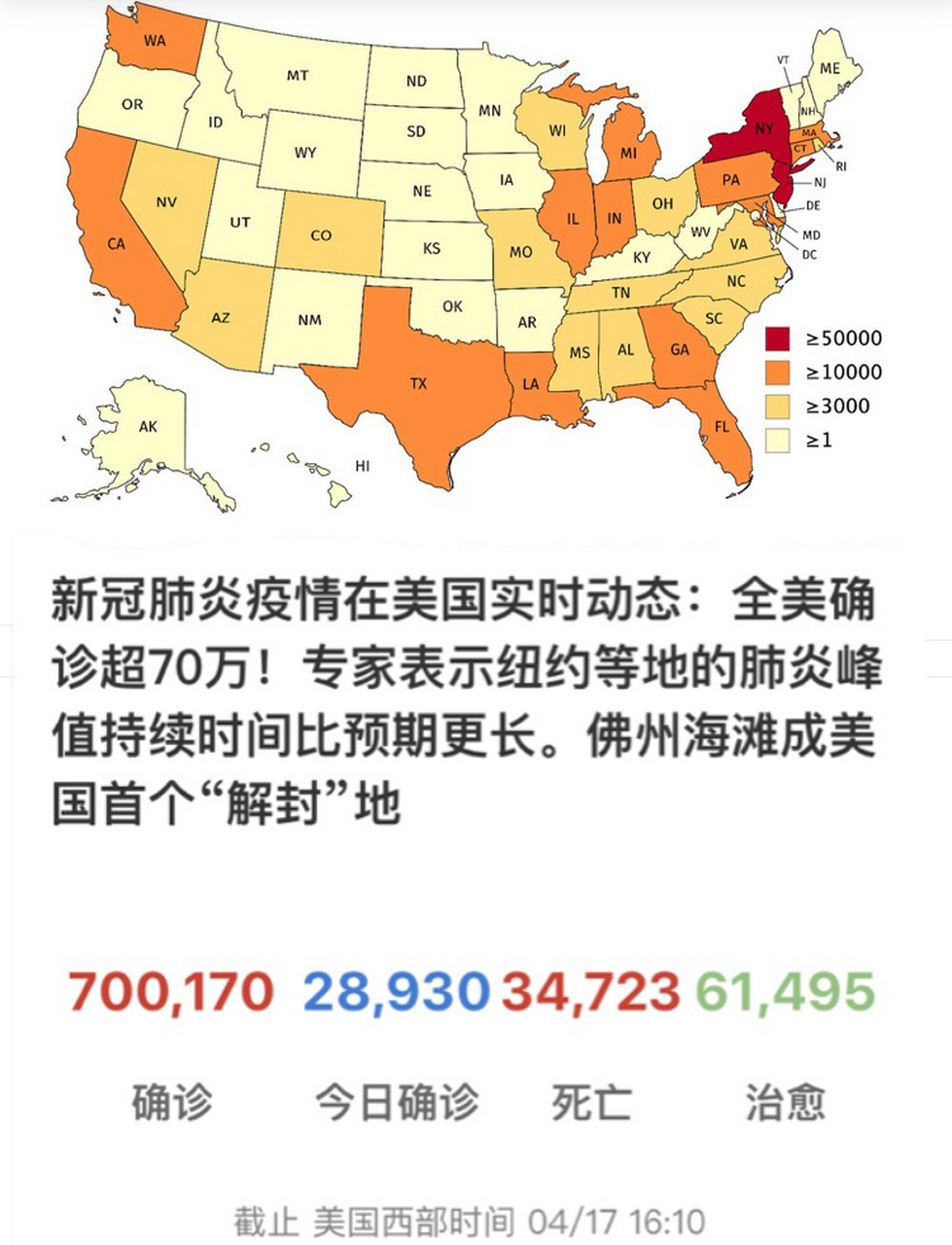 美国最新疫情形势分析报告